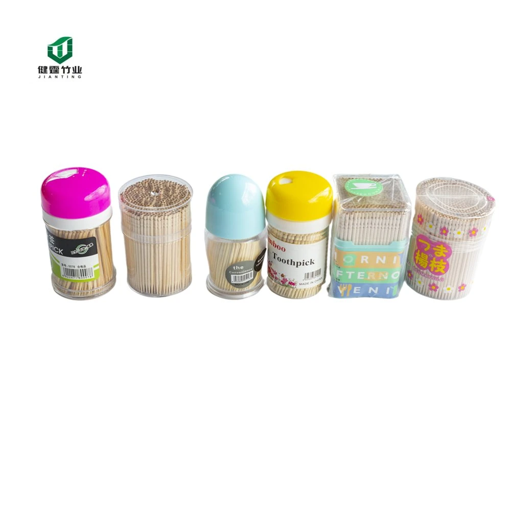 Ganzhu Plastic Bag Packed Bamboo Toothpicks Disposable