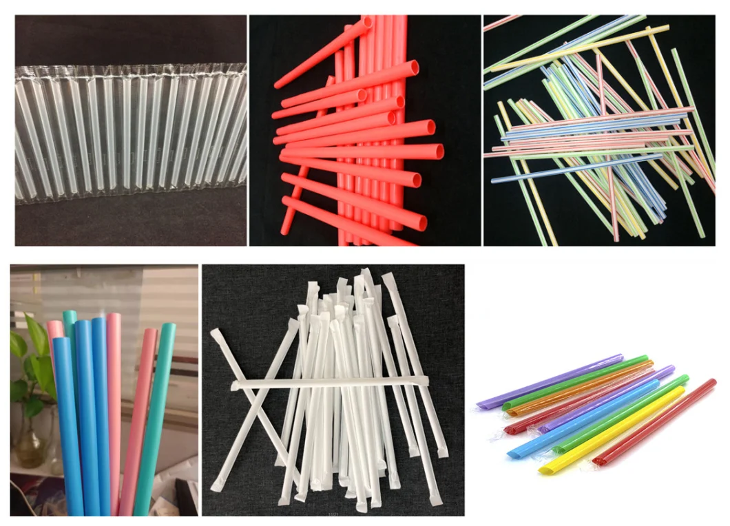 Multi Colored Disposable Biodegradable Drink Straws for Wedding Party Decoration